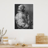 Poster Eskimo Kayaker & Toy Boat 1922 (Cuisine)