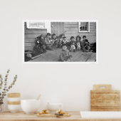 Poster Eskimo Kids & Puppies 1904 (Cuisine)