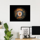 Poster Eskimo Nebula (NGC 2392) (Bureau à domicile)