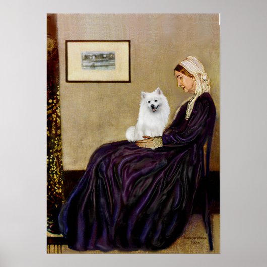 Poster Eskimo Spitz 1 - La mère de Whistler (Devant)