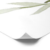 Poster ESME Bohemian Greenery Gold Accueil de Fête de Fia (Coin)