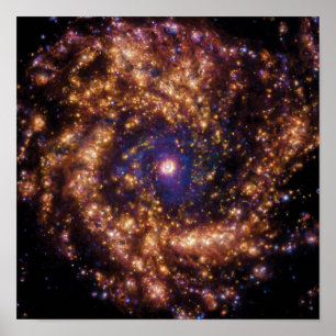 Poster ESO Spiral Starburst Galaxy Messier 61