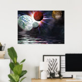 Poster Espace (Bureau à domicile)