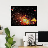 Poster Espace 1 émail (Bureau à domicile)