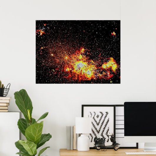 Poster Espace 1 émail (Bureau à domicile)