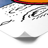 Poster ESPACE | Astronaute de Snoopy (Coin)