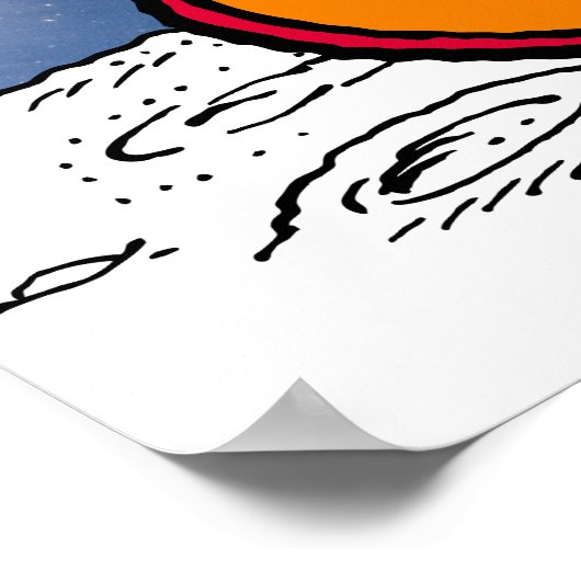 Poster ESPACE | Astronaute de Snoopy (Coin)