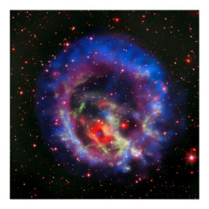 Poster Espace, astronomie, supernova, galaxie, NASA, éto