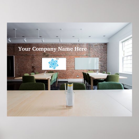 Poster Espace bureau arrière pour les appels vidéo (Devant)
