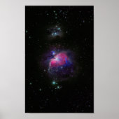 Poster Espace coloré Galaxy Stars (Devant)