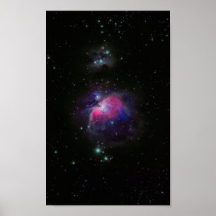 Poster Espace coloré Galaxy Stars