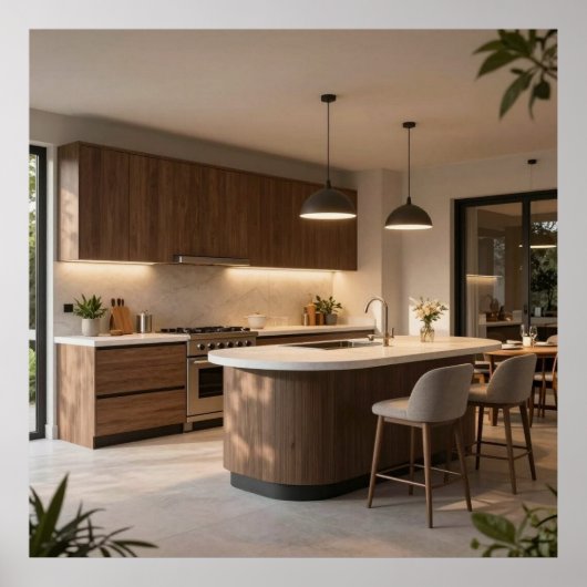 Poster Espace Culinaire Al Fresco Moderne (Devant)