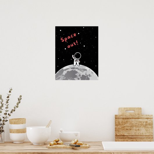 Poster Espace dans les murs (Cuisine)