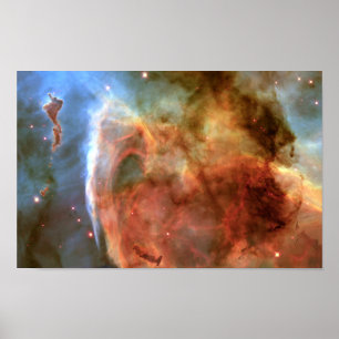 Poster Espace de détail du trou de clé de Carina Nebula