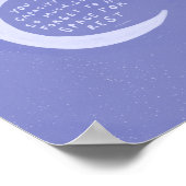 Poster Espace de repos - Décor de chambre violet (Coin)