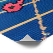 Poster Espace et pixels pour toujours (Coin)