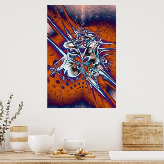 Poster Espace et temps. (Cuisine)