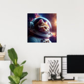Poster espace exotique kitty (Bureau à domicile)