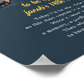 Poster Espace Extérieur Anniversaire Galaxie Soleil Lune  (Coin)