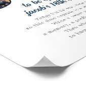 Poster Espace Extérieur Anniversaire Galaxie Soleil Lune (Coin)