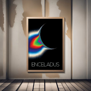 Poster Espace Extérieur, Cosmos, Système Solaire, Lune En