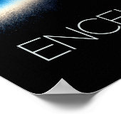 Poster Espace Extérieur, Cosmos, Système Solaire, Lune En (Coin)