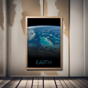 Poster Espace Extérieur, Cosmos, Système Solaire, Planète