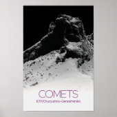 Poster Espace Extérieur, Système Solaire, Cosmos, Comètes (Devant)