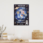 Poster Espace extra-atmosphérique Houston Nous avons un B (Cuisine)