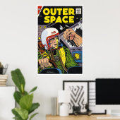 Poster Espace extra-atmosphérique no 18 (1958) (Bureau à domicile)