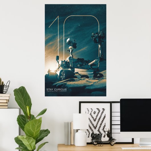 Poster Espace extra-atmosphérique, Système solaire, 10 an (Bureau à domicile)