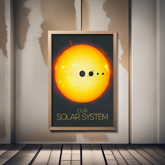 Poster Espace extra-atmosphérique, Système solaire, Solei