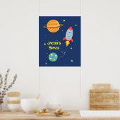 Poster Espace extra-atmosphérique, vaisseau spatial, pour (Cuisine)