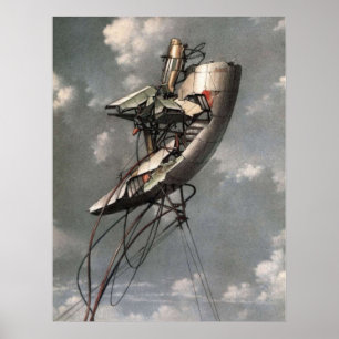 Poster Espace fluide Lebbeus Woods