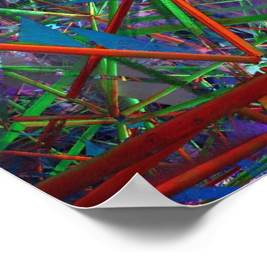 Poster Espace géométrique Fibonacci (Coin)