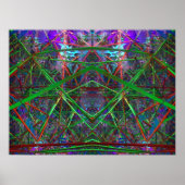 Poster Espace géométrique Fibonacci (Devant)