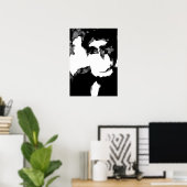 Poster espace gris. jjp. (Bureau à domicile)