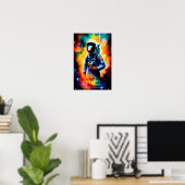 Poster Espace - Le chemin vers les étoiles (Bureau à domicile)