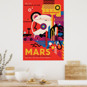 Poster Espace Mars (Cuisine)