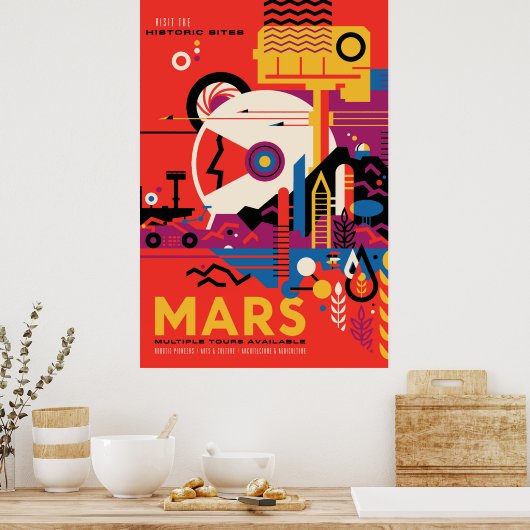 Poster Espace Mars (Cuisine)