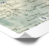 POSTER ESPACE : MOON MAP, 1972 (Coin)