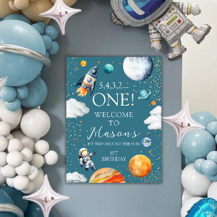 Poster Espace ONE 1er Anniversaire Bienvenue