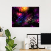 Poster Espace ouvert (Bureau à domicile)