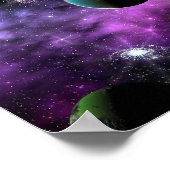 Poster Espace planétaire (Coin)