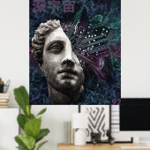 Poster Espace profond (Bureau à domicile)