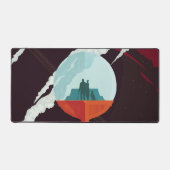 Poster Espace Rétro Mission Cassini À Saturne (Recto)