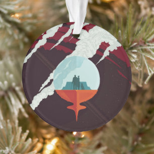 Poster Espace Rétro Mission Cassini À Saturne