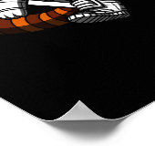 Poster Espace Rouge Panda Ours Astronautes Galaxie Animau (Coin)