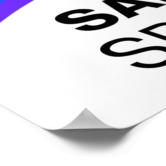 Poster Espace sécurisé (Coin)