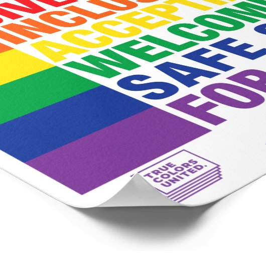 Poster Espace sécurisé (Coin)